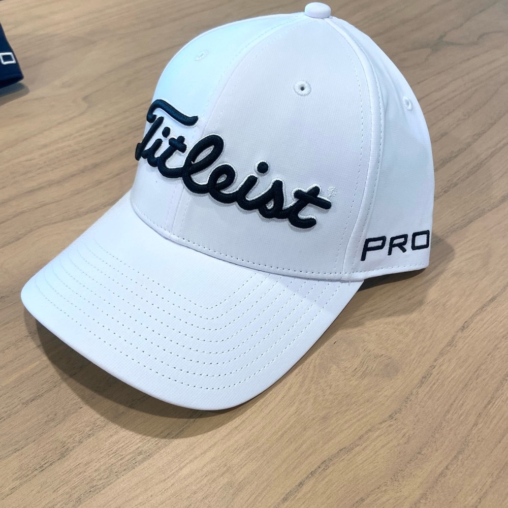Titleist White Golf Cap
